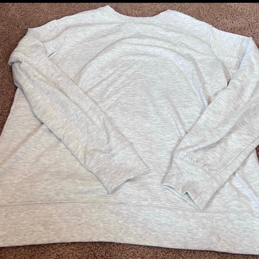 Stars Above Grey Medium Pullover Crew Neck Sweatshirt